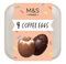 M&S Eggstra Gooey Coffee Easter Eggs 160g
